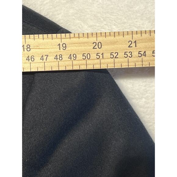 Paul Stuart Mens 42L Navy Blue Flannel Finish Super 100s Blazer Sport Jacket - Picture 11 of 16